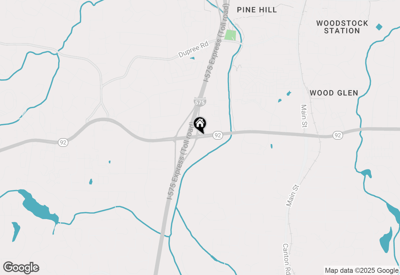Map of 5511 Ga Hwy 92, Woodstock, GA 30188
