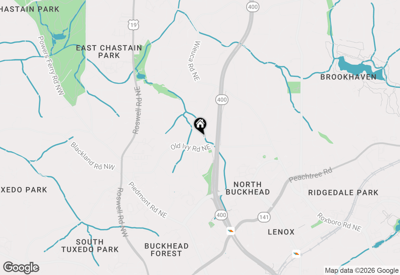 Map of 3790 Ivy Road Ne, Atlanta, GA 30342