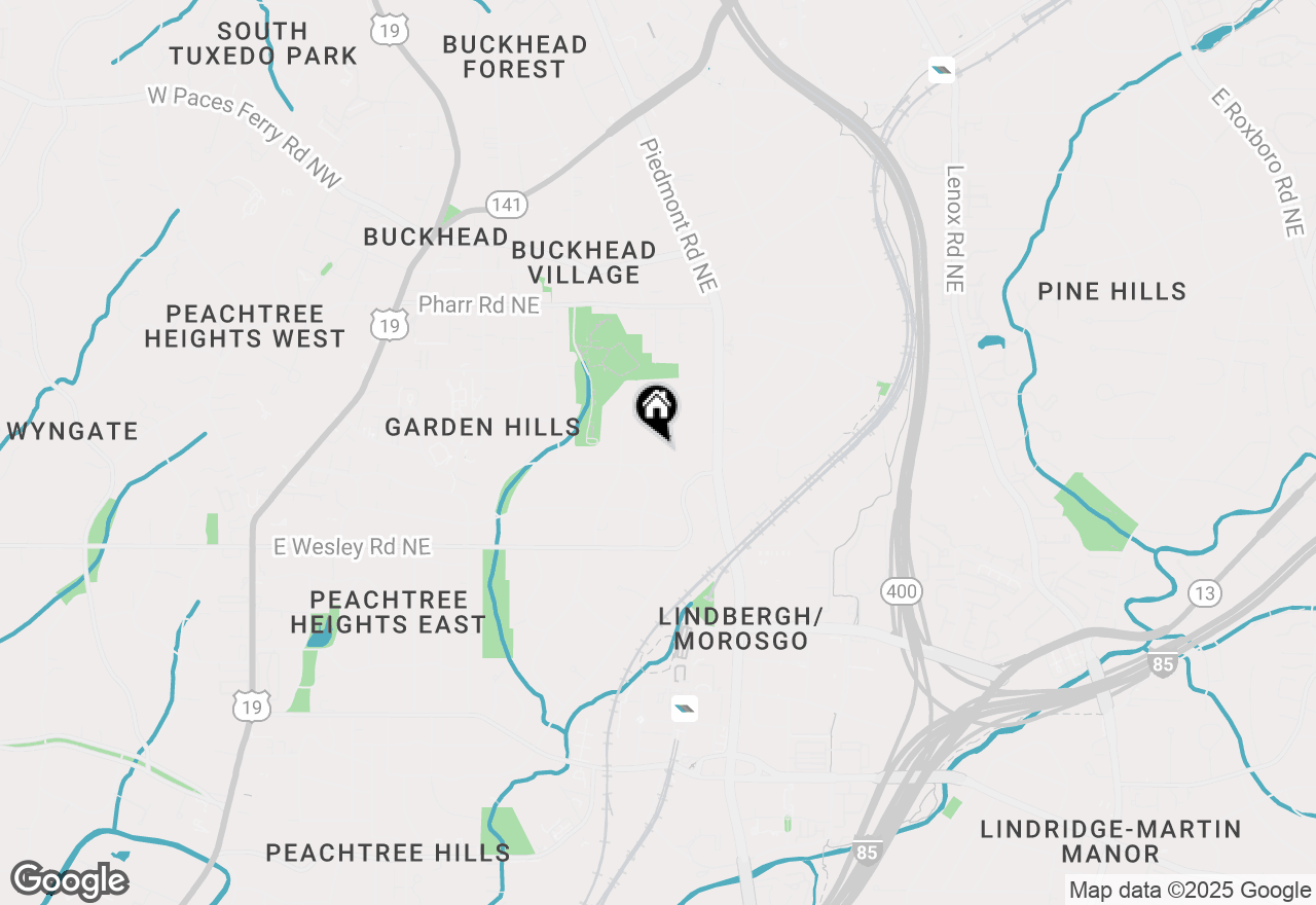 Map of 2836 Alpine Road Ne, Atlanta, GA 30305