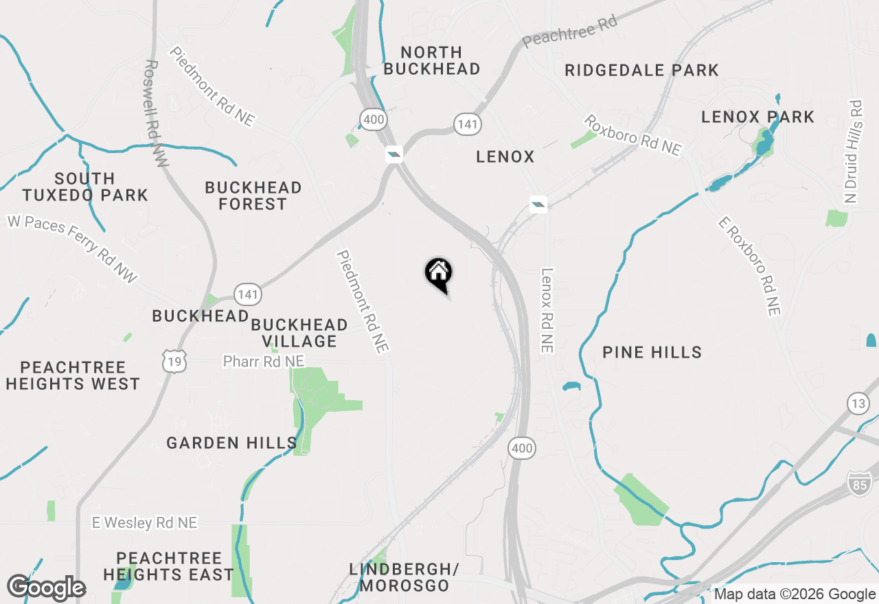Map of 3118 Peachtree Drive Ne, Atlanta, GA 30305