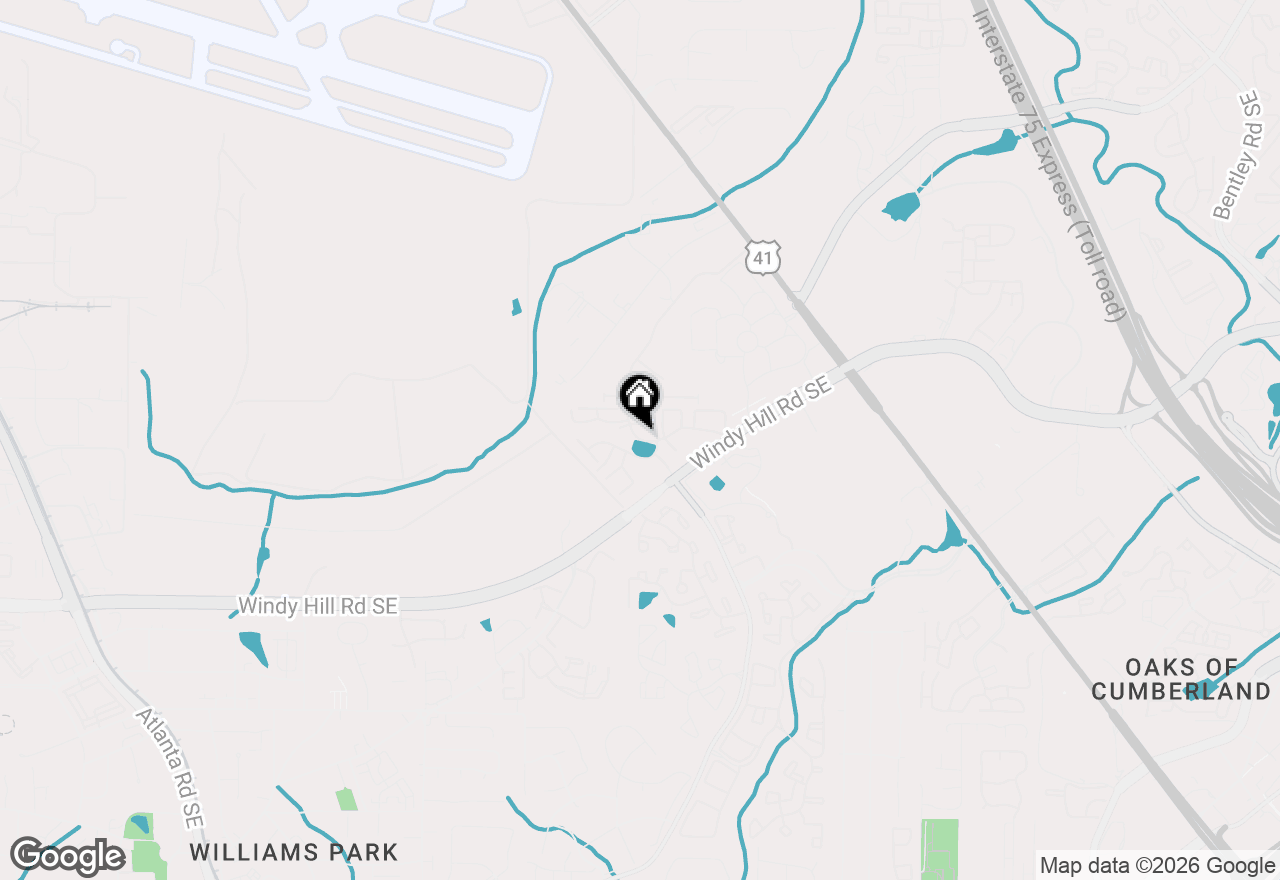 Map of 1241 Hightower Crossing Nw, Marietta, GA 30060