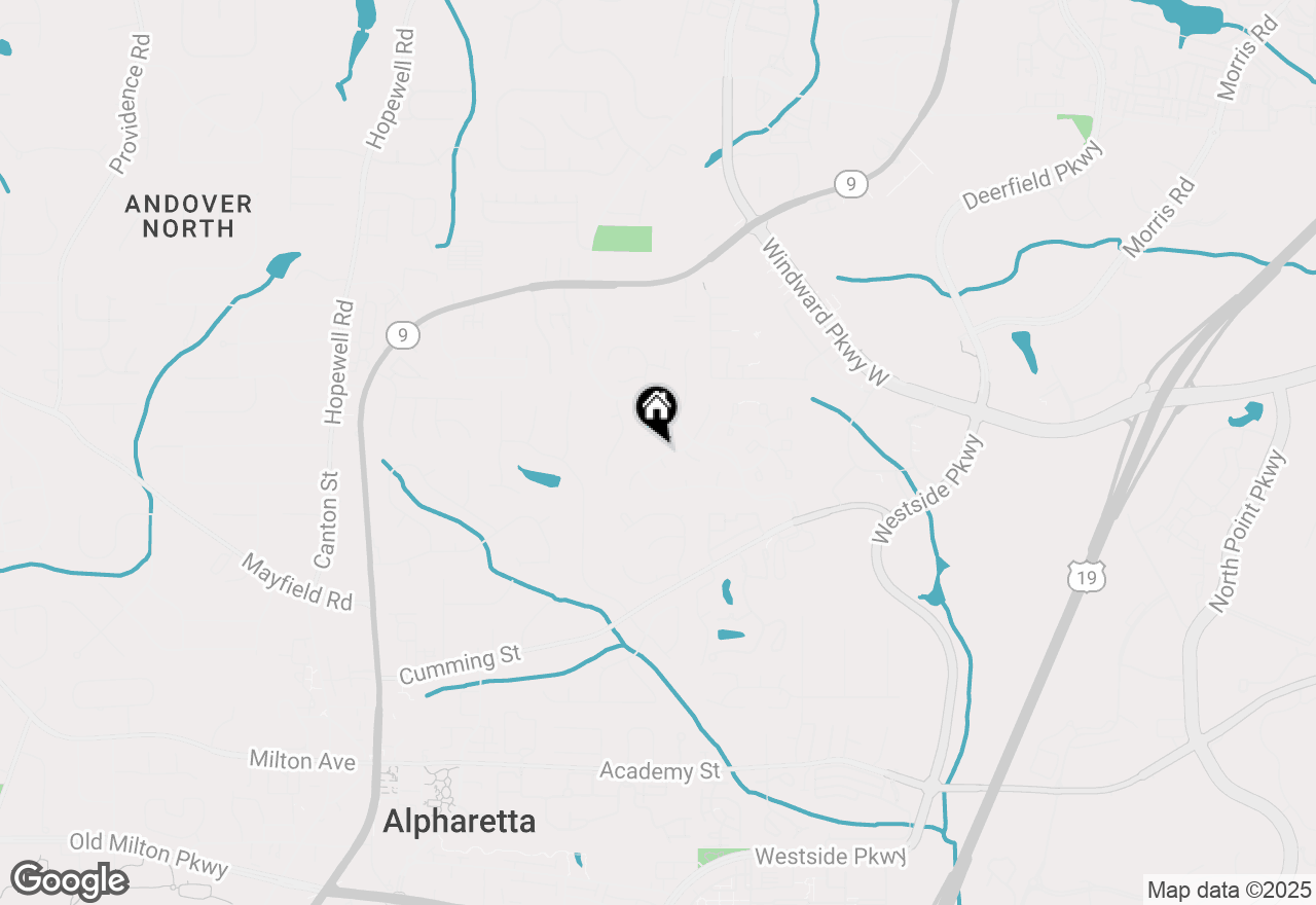 Map of 2065 Brookridge Terrace, Alpharetta, GA 30004