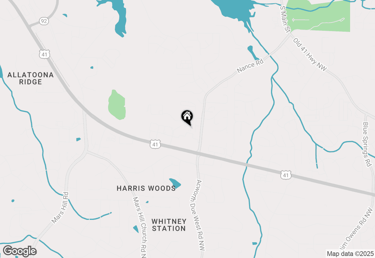 Map of 3362 Acworth Summit Boulevard Nw, Acworth, GA 30101