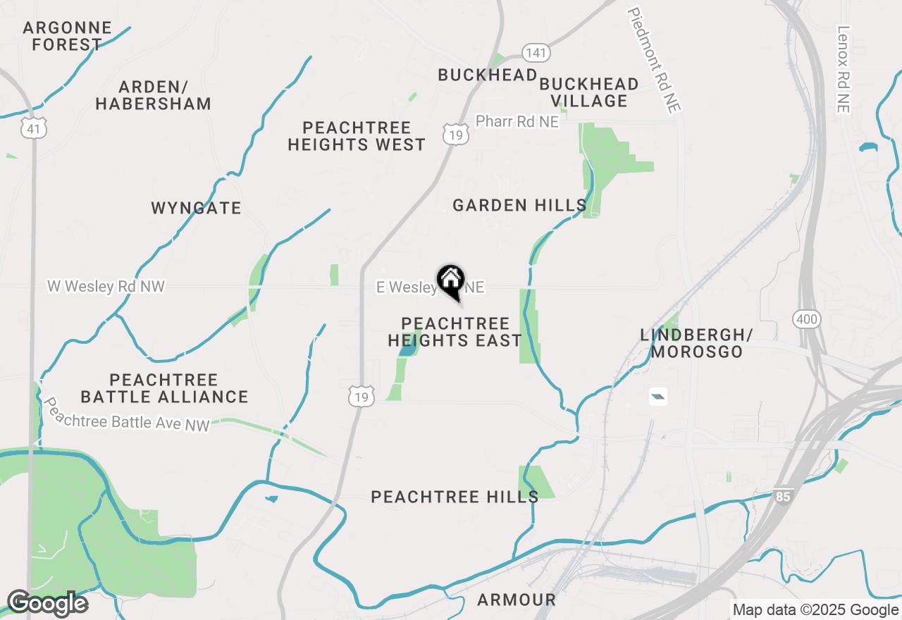 Map of 160 Peachtree Way Ne, Atlanta, GA 30305