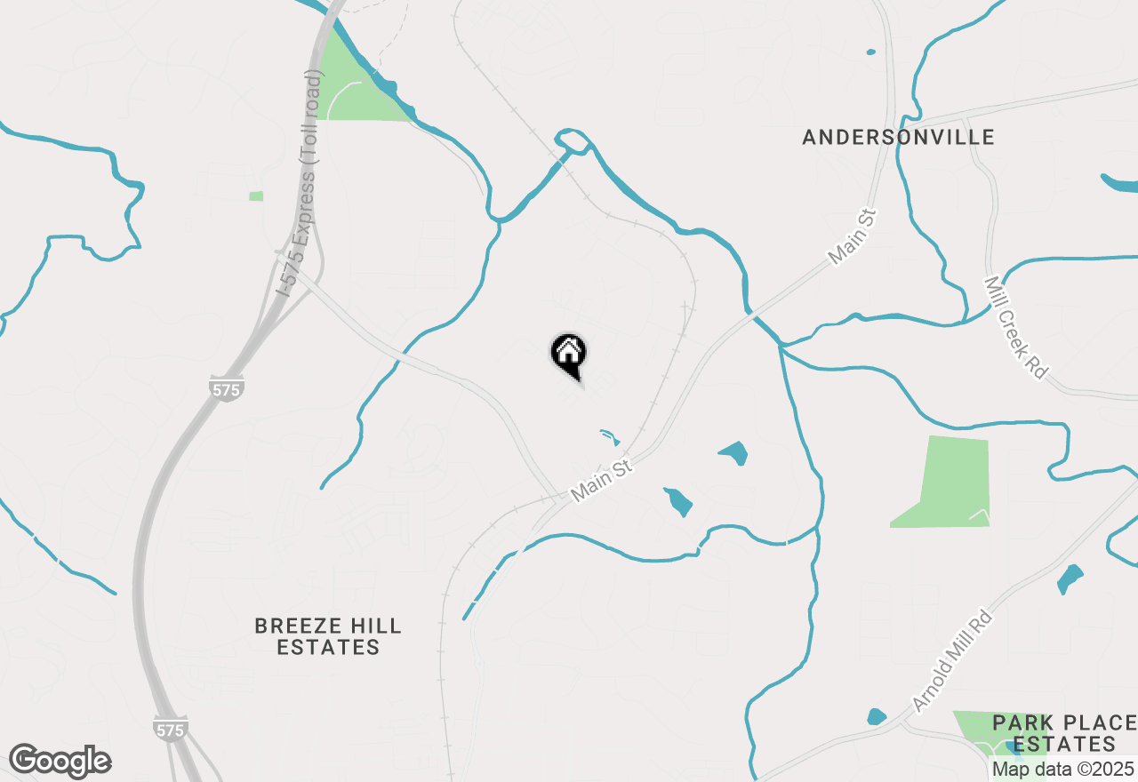 Map of 823 Mackay Creek, Woodstock, GA 30188