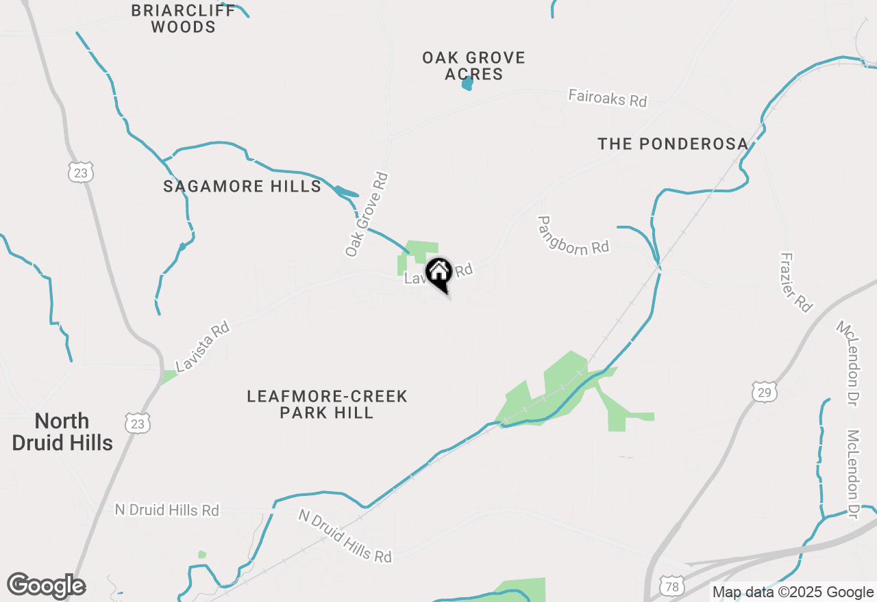Map of 1465 Leafmore Ridge, Decatur, GA 30033