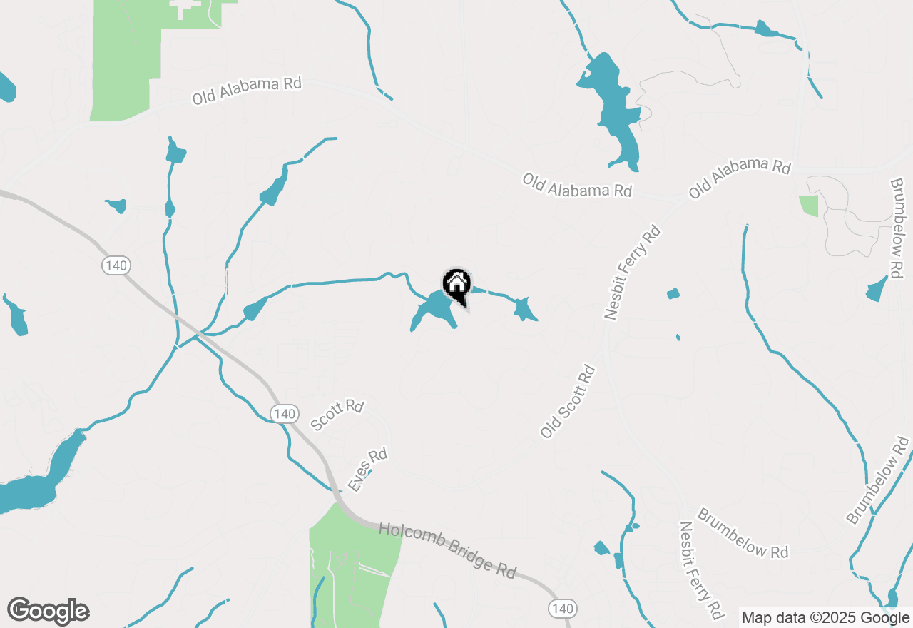 Map of 9115 Nesbit Lakes Drive, Alpharetta, GA 30022