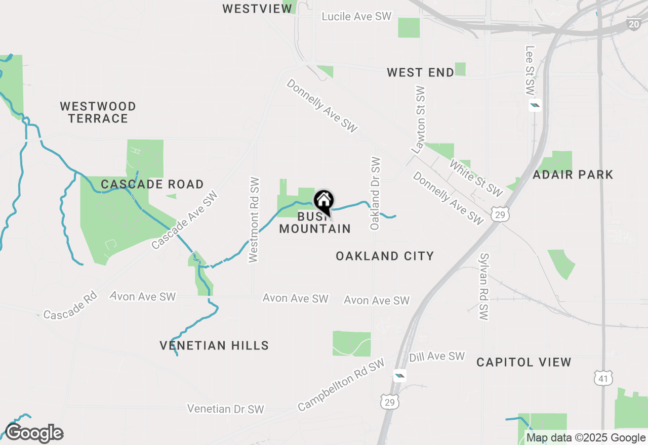 Map of 1010 Violet Street Sw #A, Atlanta, GA 30310