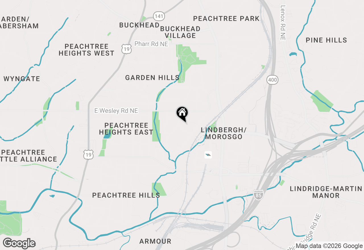 Map of 2643 Arlene Way Ne, Atlanta, GA 30305