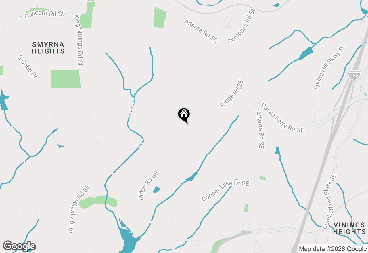 Map of 3851 Glenhurst Drive Se, Smyrna, GA 30080