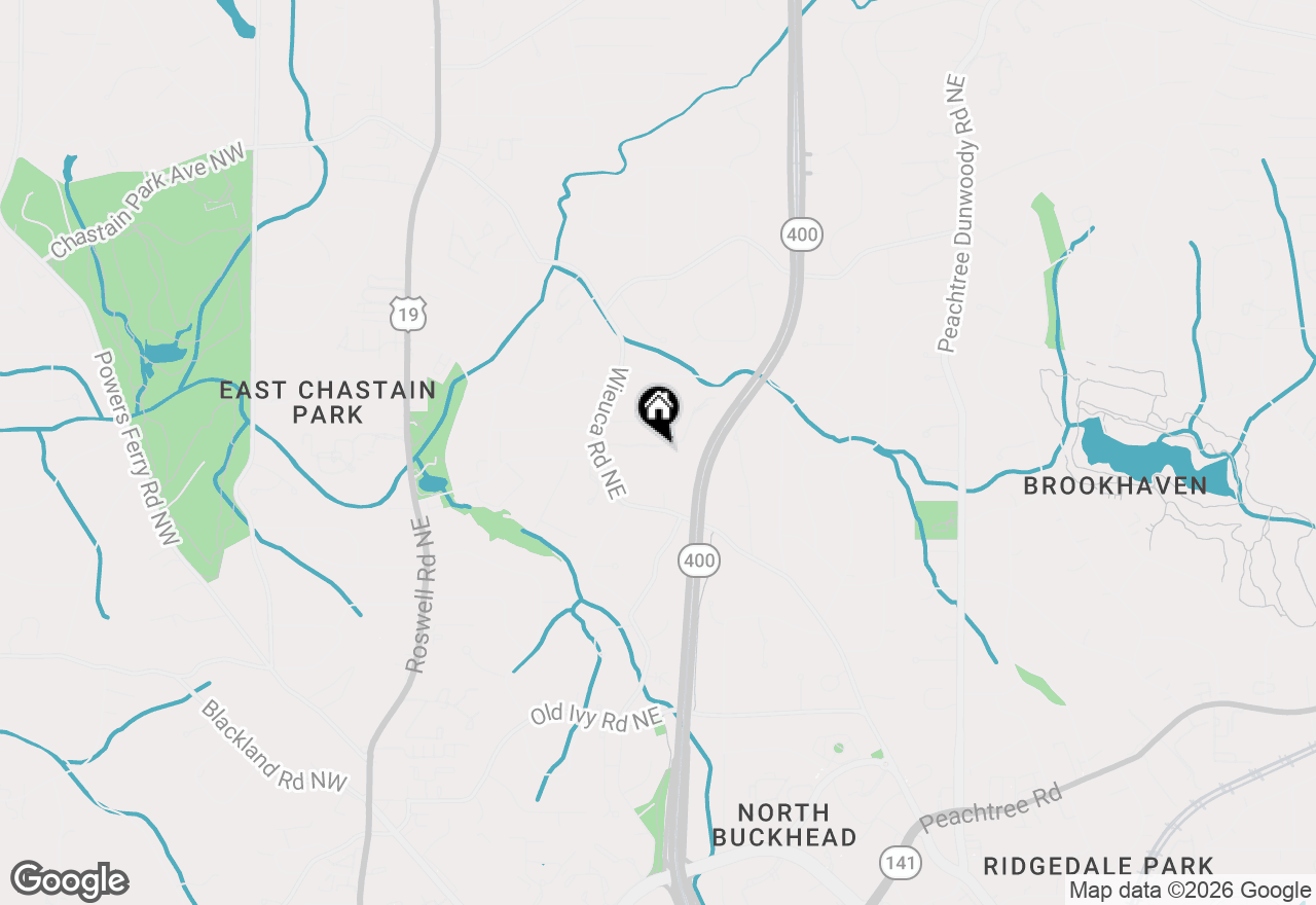 Map of 6 Wieuca Trace Ne, Atlanta, GA 30342