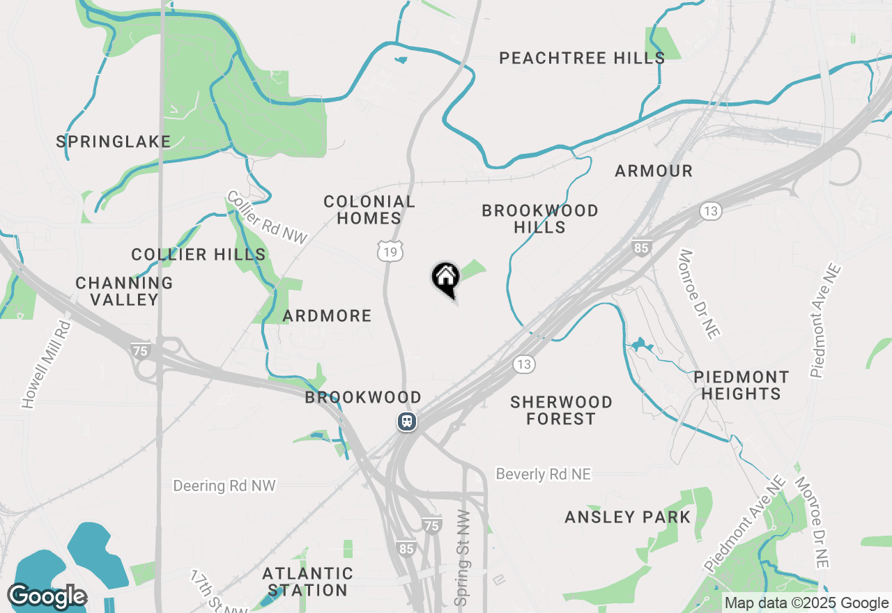 Map of 41 Palisades Road Ne, Atlanta, GA 30309