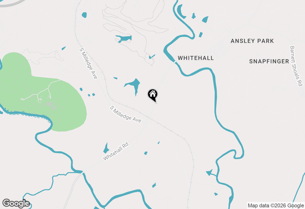 Map of 830 Whitehall Road, Athens, GA 30605