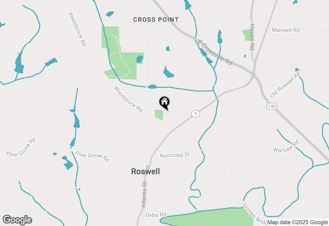 Map of 1195 Minhinette Drive #F, Roswell, GA 30075