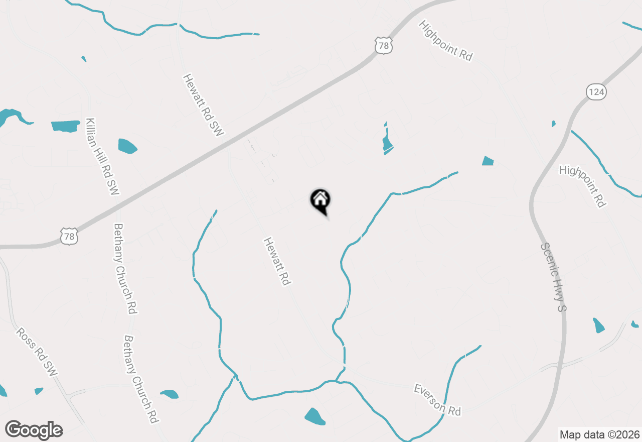 Map of 3044 Wildflower Lane, Snellville, GA 30039