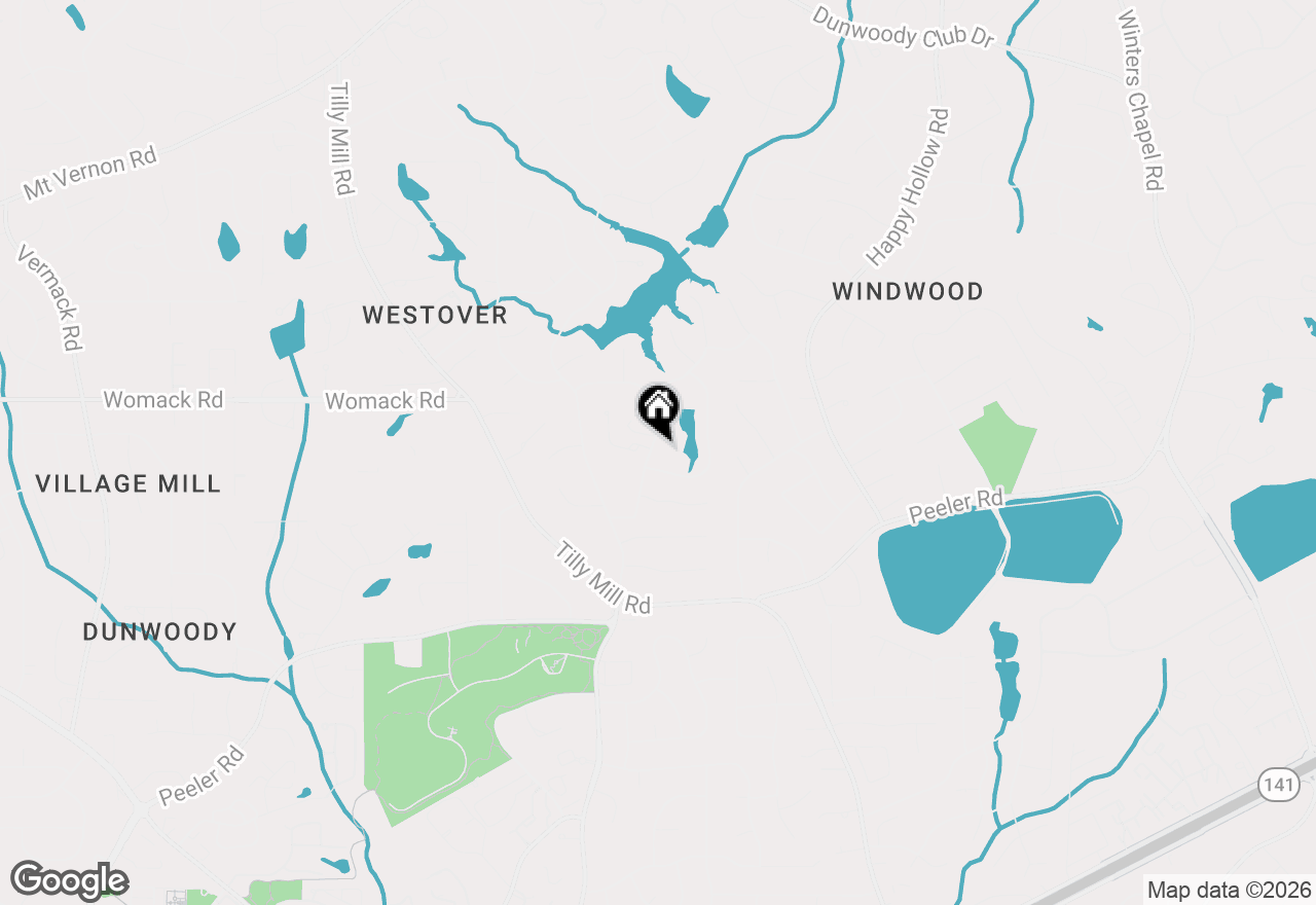 Map of 4905 Leisure Drive, Atlanta, GA 30338