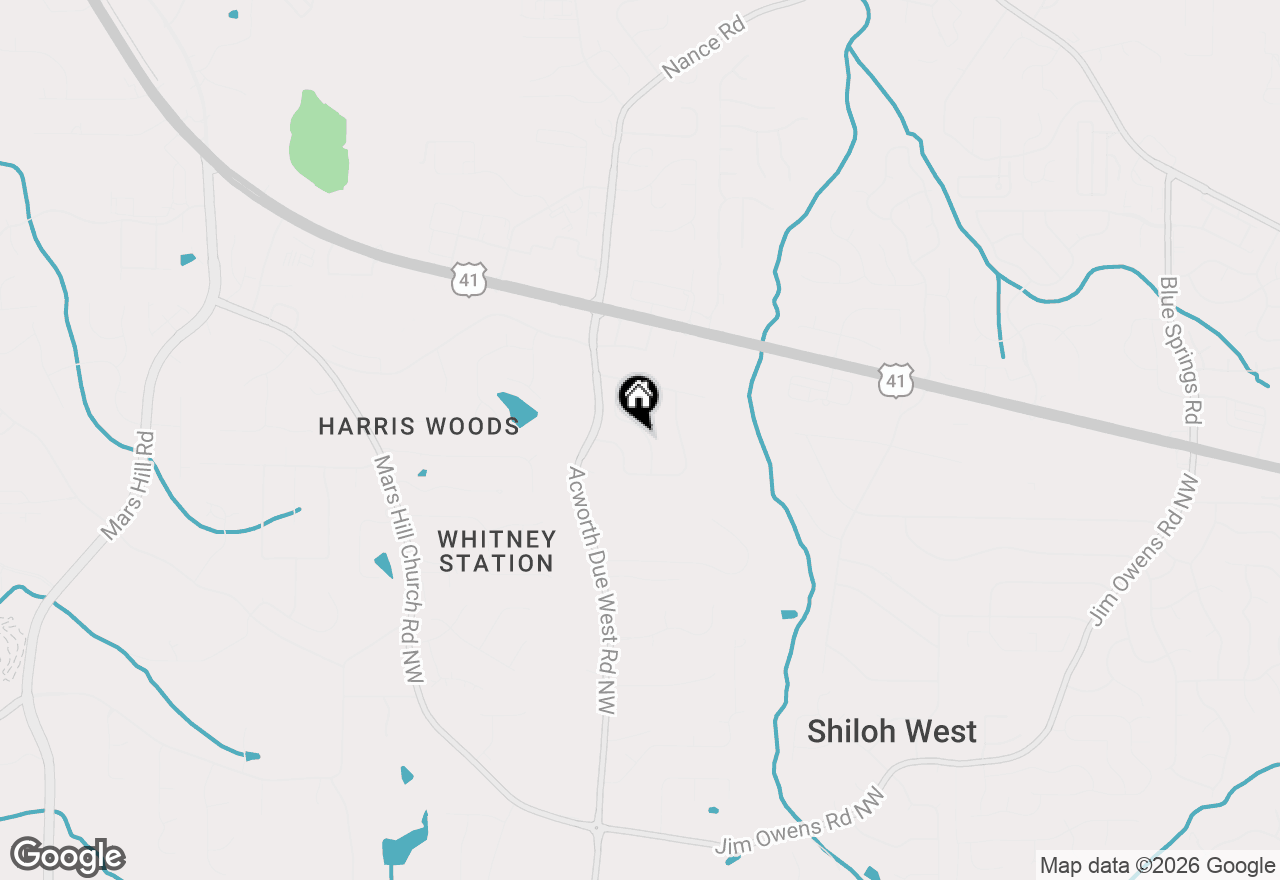 Map of 3131 Calumet Place Nw, Kennesaw, GA 30152