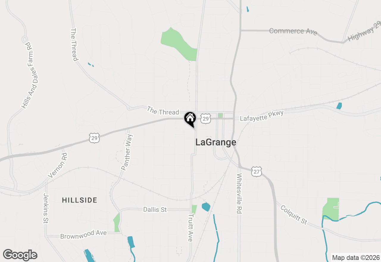 Map of 405 Broome Street #4, Lagrange, GA 30240