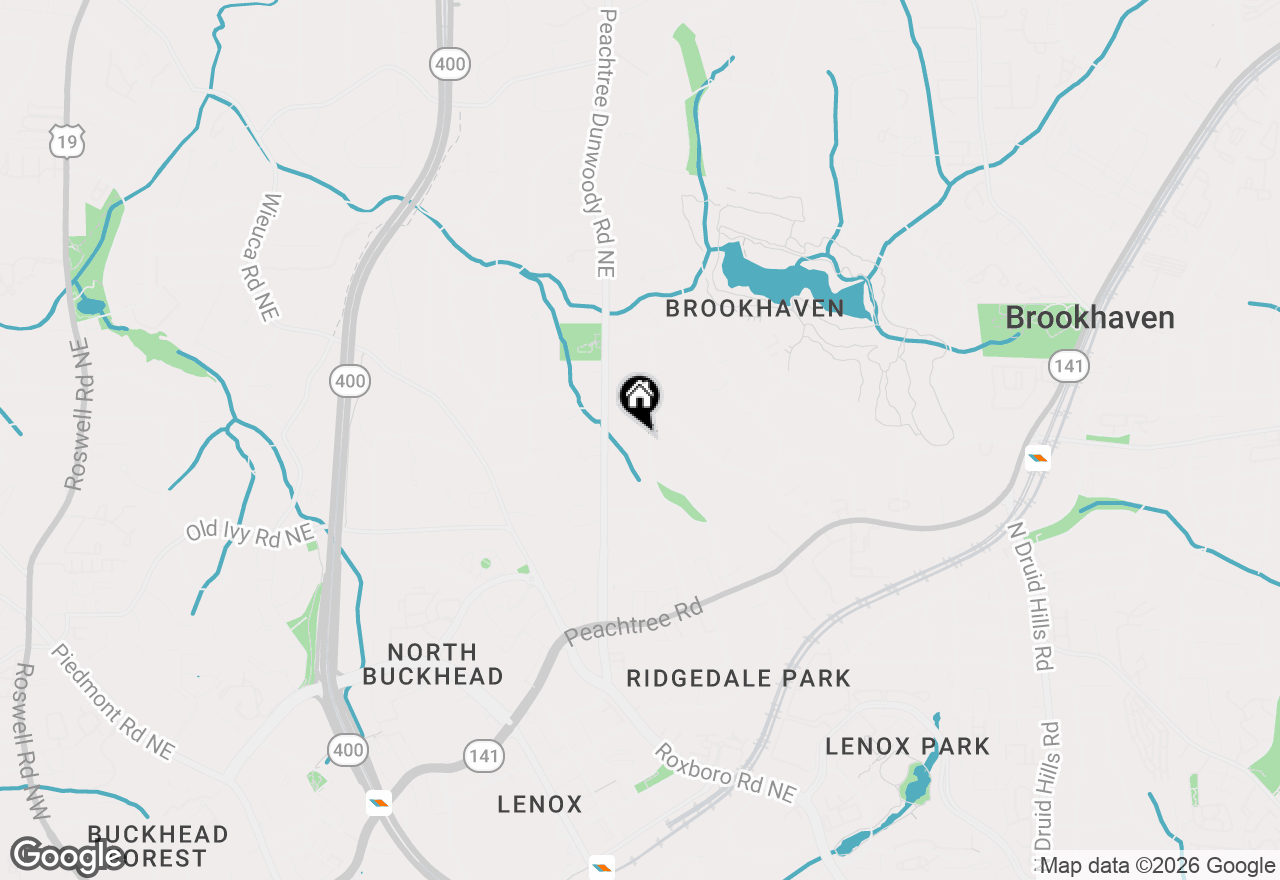 Map of 3874 Vermont Road Ne, Atlanta, GA 30319