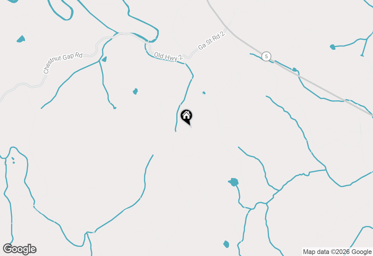 Map of 8 North Face Drive, Blue Ridge, GA 30513
