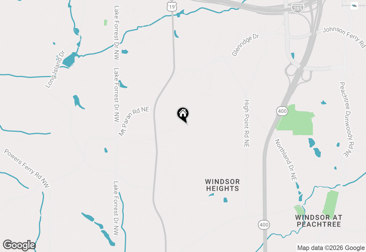 Map of 570 Elden Drive, Atlanta, GA 30342