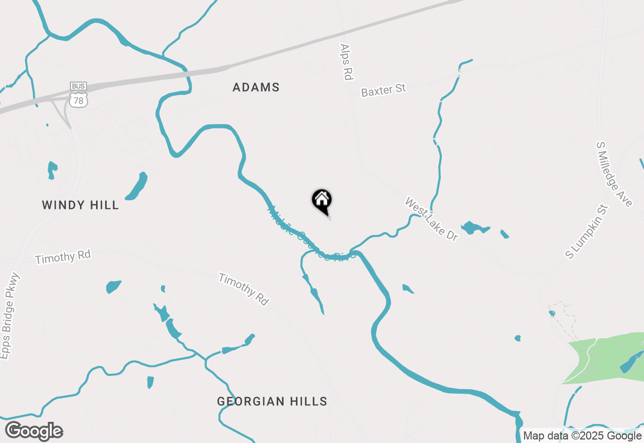 Map of 155 Harold Drive, Athens, GA 30606