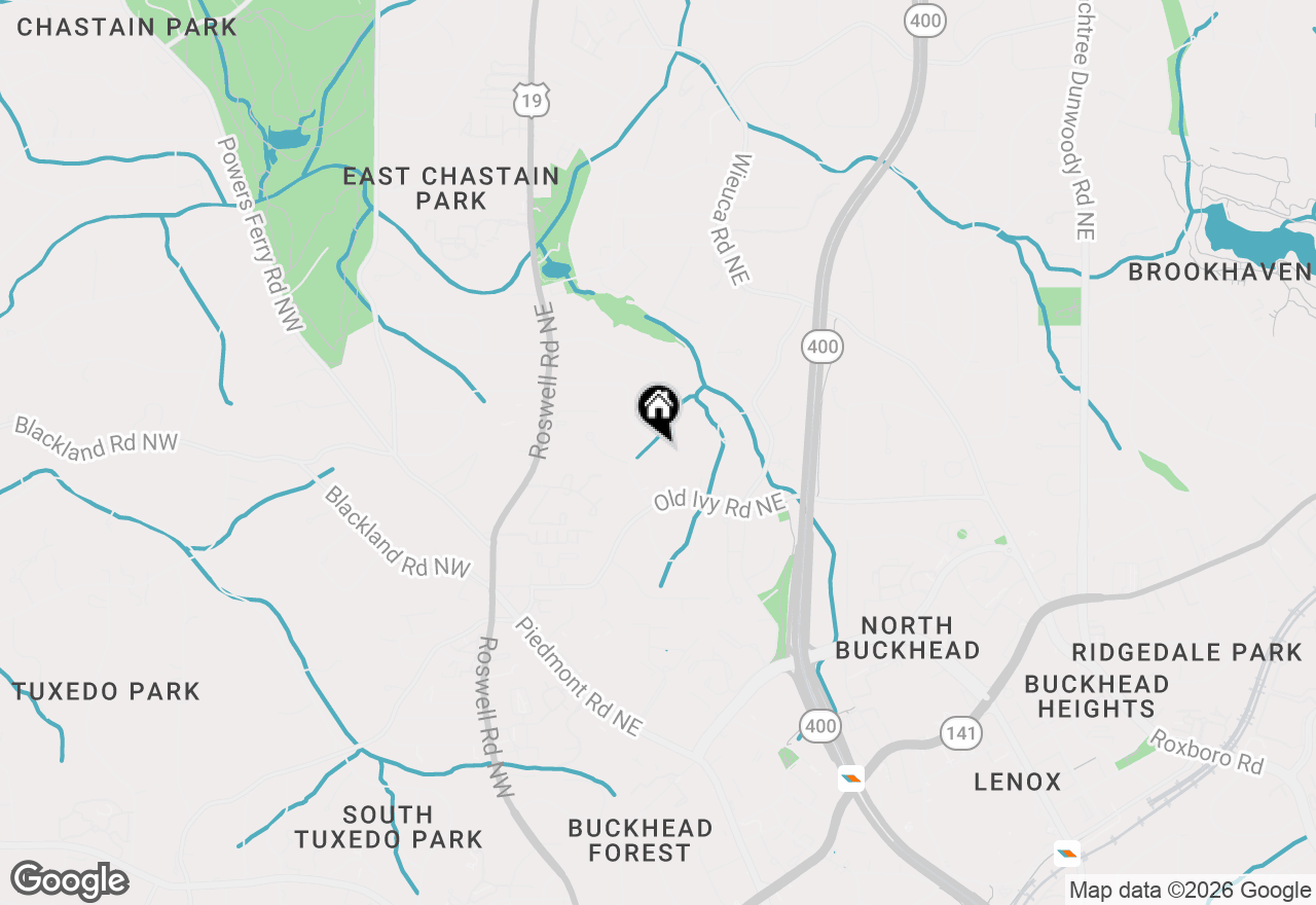 Map of 3857 Land O Lakes Road Ne, Atlanta, GA 30342