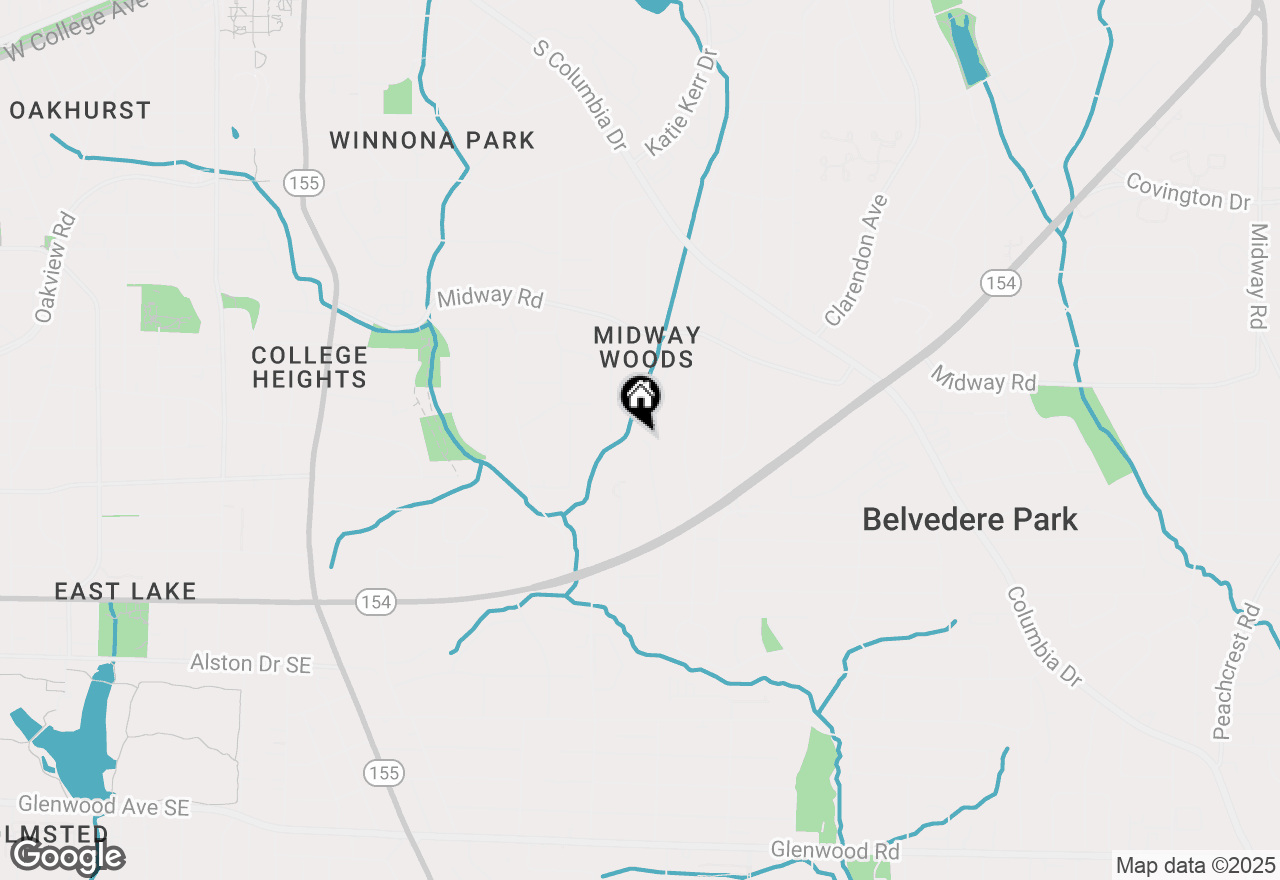 Map of 1397 Thomas Road, Decatur, GA 30030