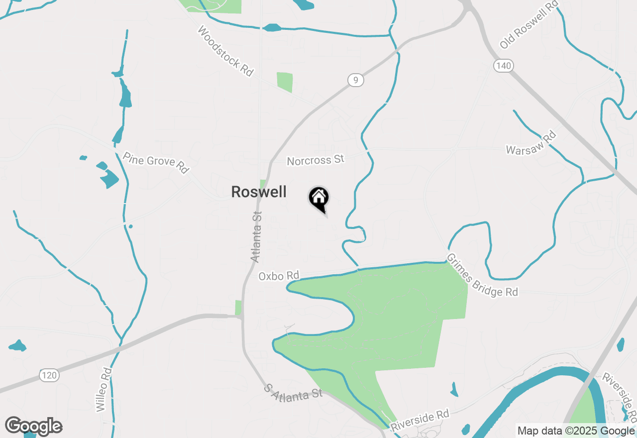 Map of 120 Clover Court, Roswell, GA 30075