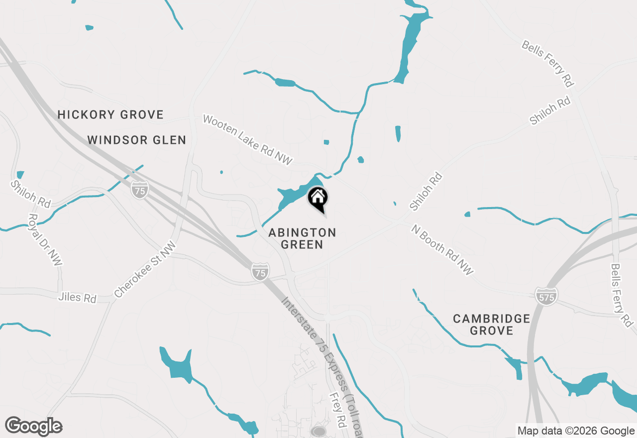Map of 4205 Lakes End Drive Nw, Kennesaw, GA 30144