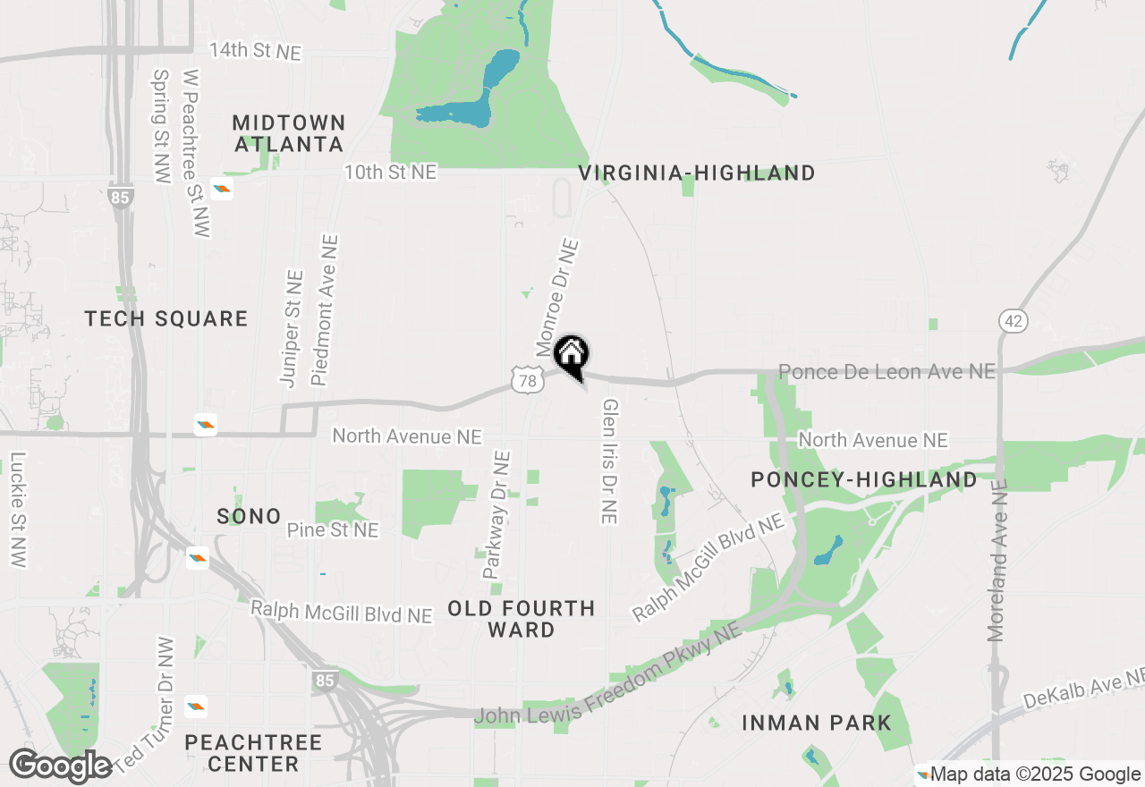 Map of 673 Kennesaw Avenue Ne #3, Atlanta, GA 30308