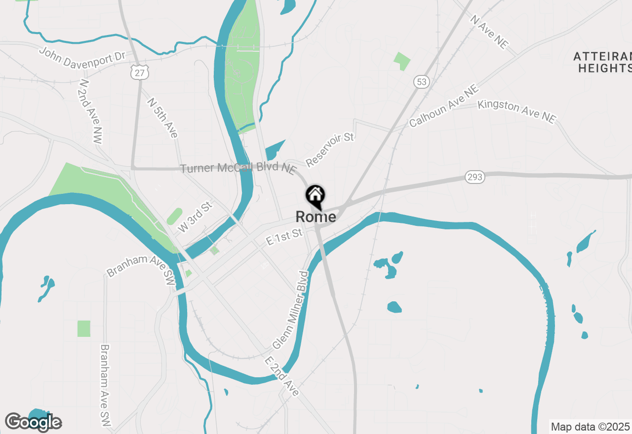 Map of 6 Hedgewood Circle Sw, Rome, GA 30165