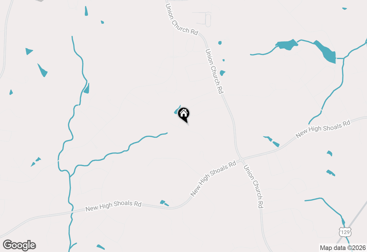 Map of 2205 Stoney Brook Lane, Watkinsville, GA 30677