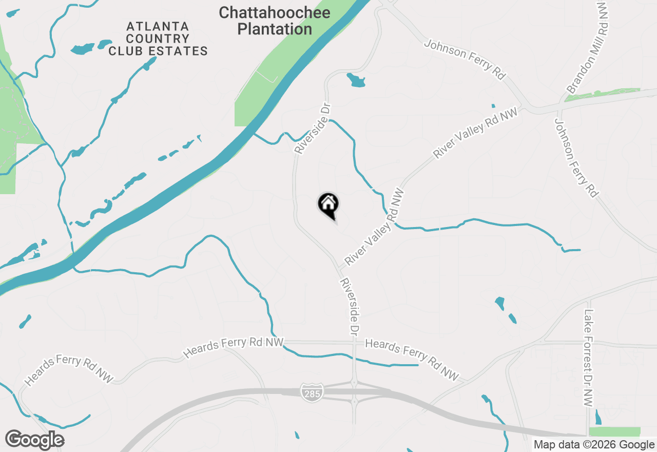 Map of 670 Edgewater Trail, Sandy Springs, GA 30328