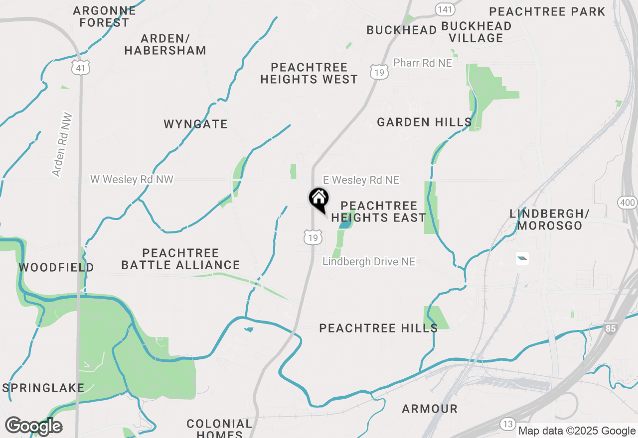 Map of 2575 Peachtree Road Ne #11D, Atlanta, GA 30305