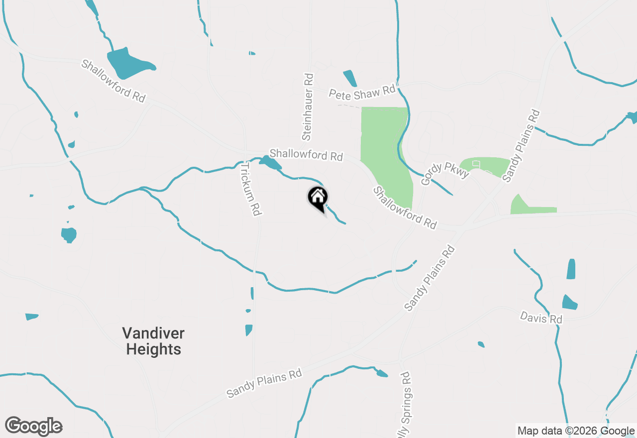 Map of 2950 Perrington Place, Marietta, GA 30066