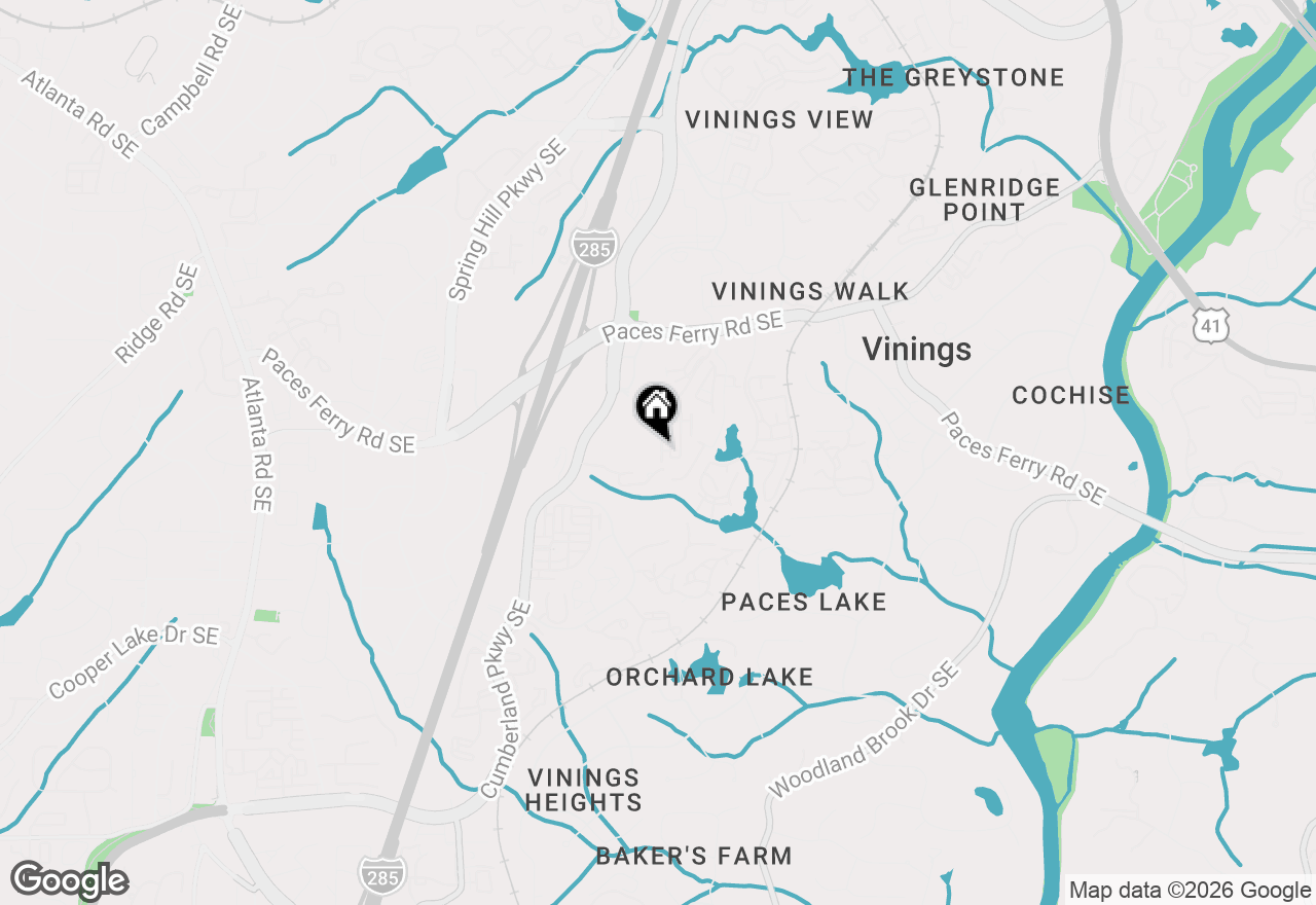 Map of 3884 Paces Lookout Drive Se #14, Atlanta, GA 30339