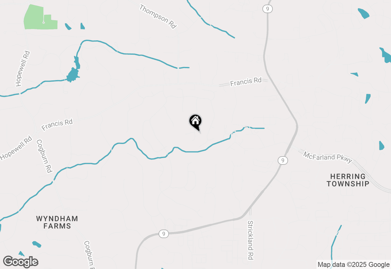 Map of 455 Majestic Cove, Milton, GA 30004
