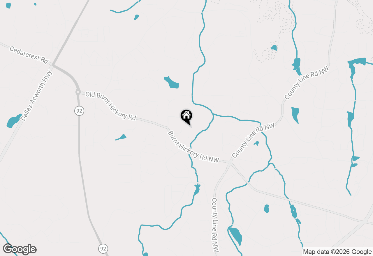 Map of 1943 Little Creek Crossing Nw, Acworth, GA 30101