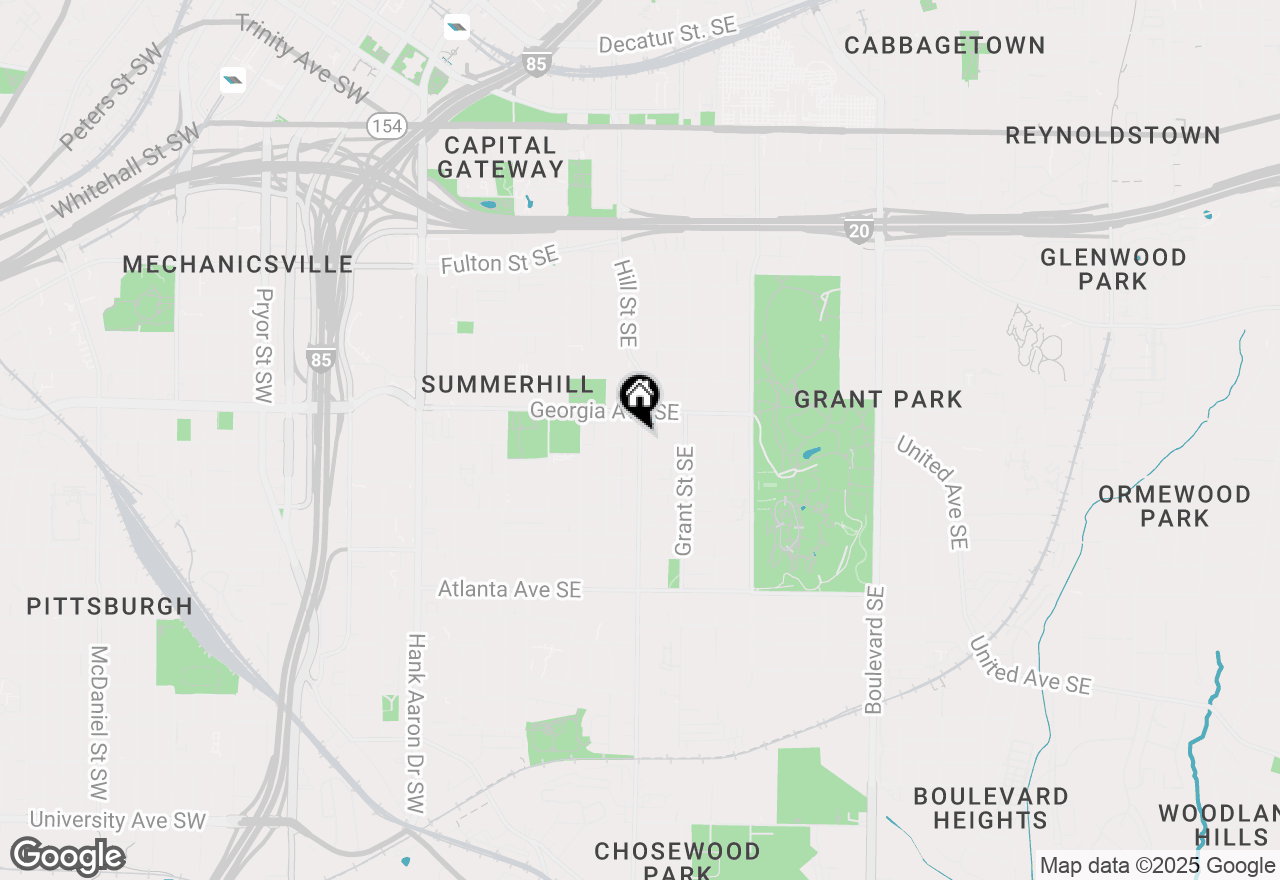 Map of 691 Hill Street Se, Atlanta, GA 30315