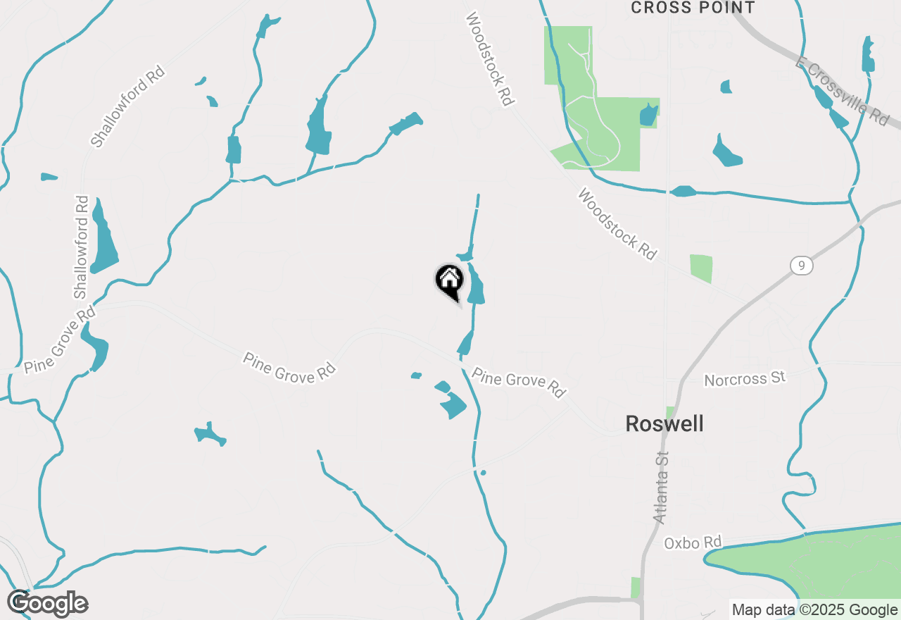 Map of 1110 Lake Drive, Roswell, GA 30075