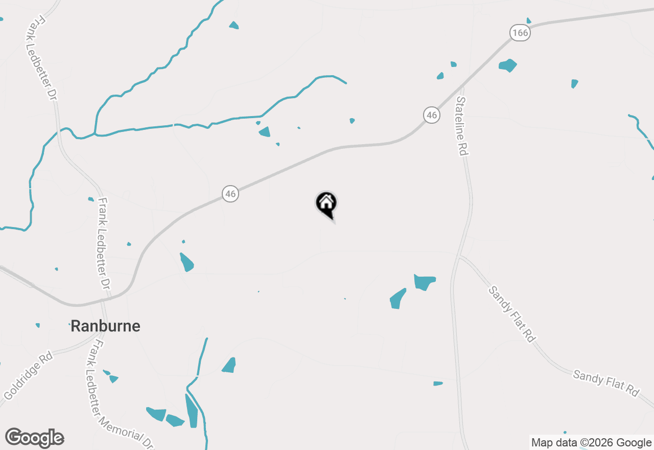 Map of 15 Fast Lane, Ranburne, AL 36273