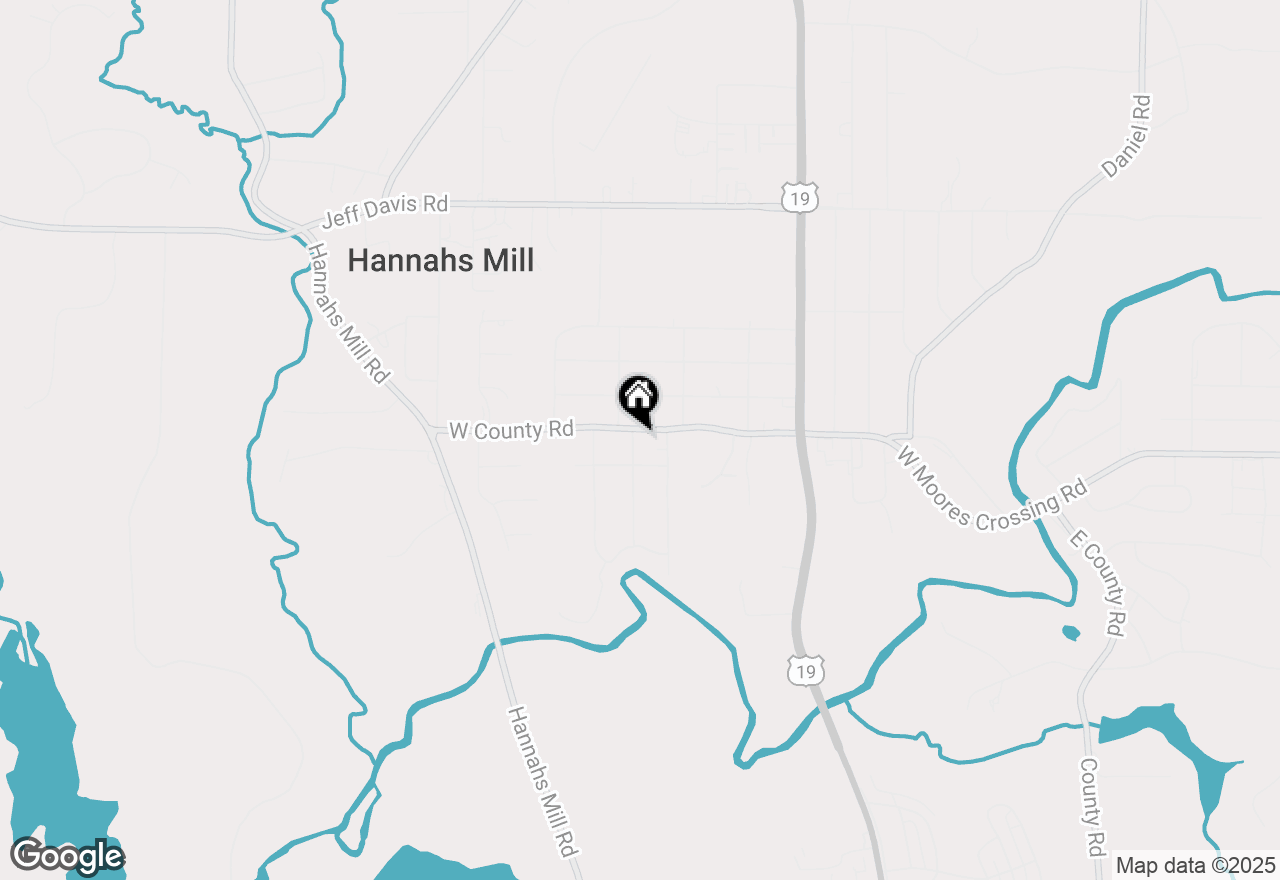 Map of 307 W County Road, Thomaston, GA 30286