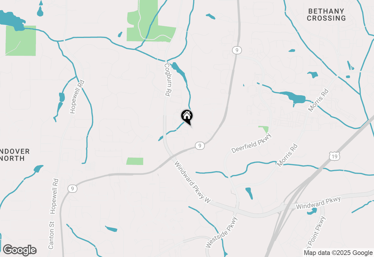 Map of 4101 Stourbridge Common Circle, Milton, GA 30004