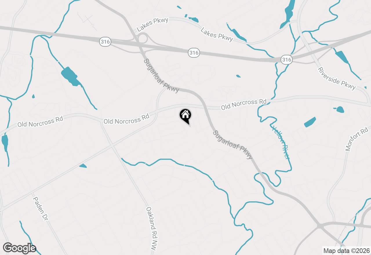 Map of 1140 Lendl Lane, Lawrenceville, GA 30044