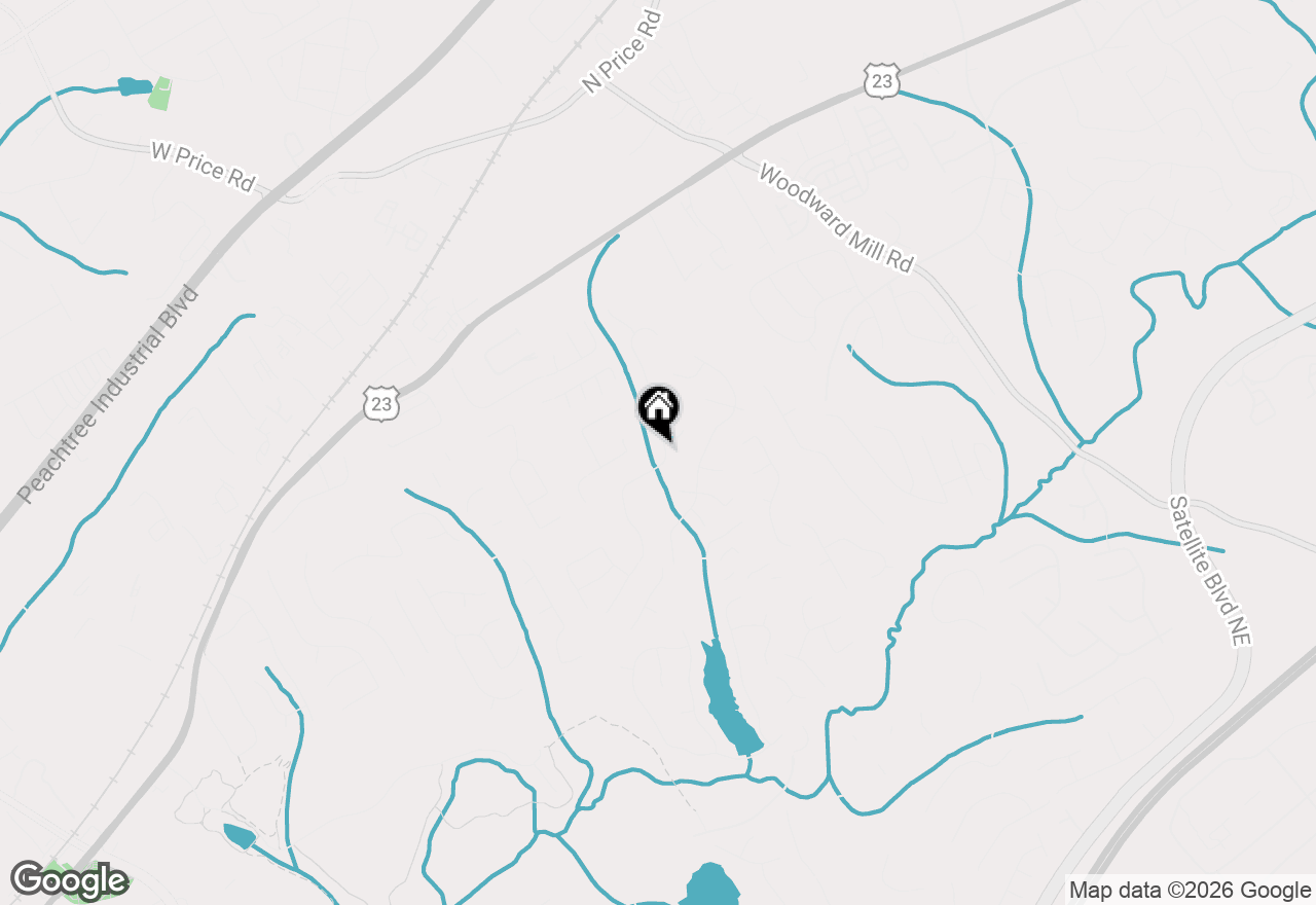 Map of 4554 Austin Hills Drive, Suwanee, GA 30024