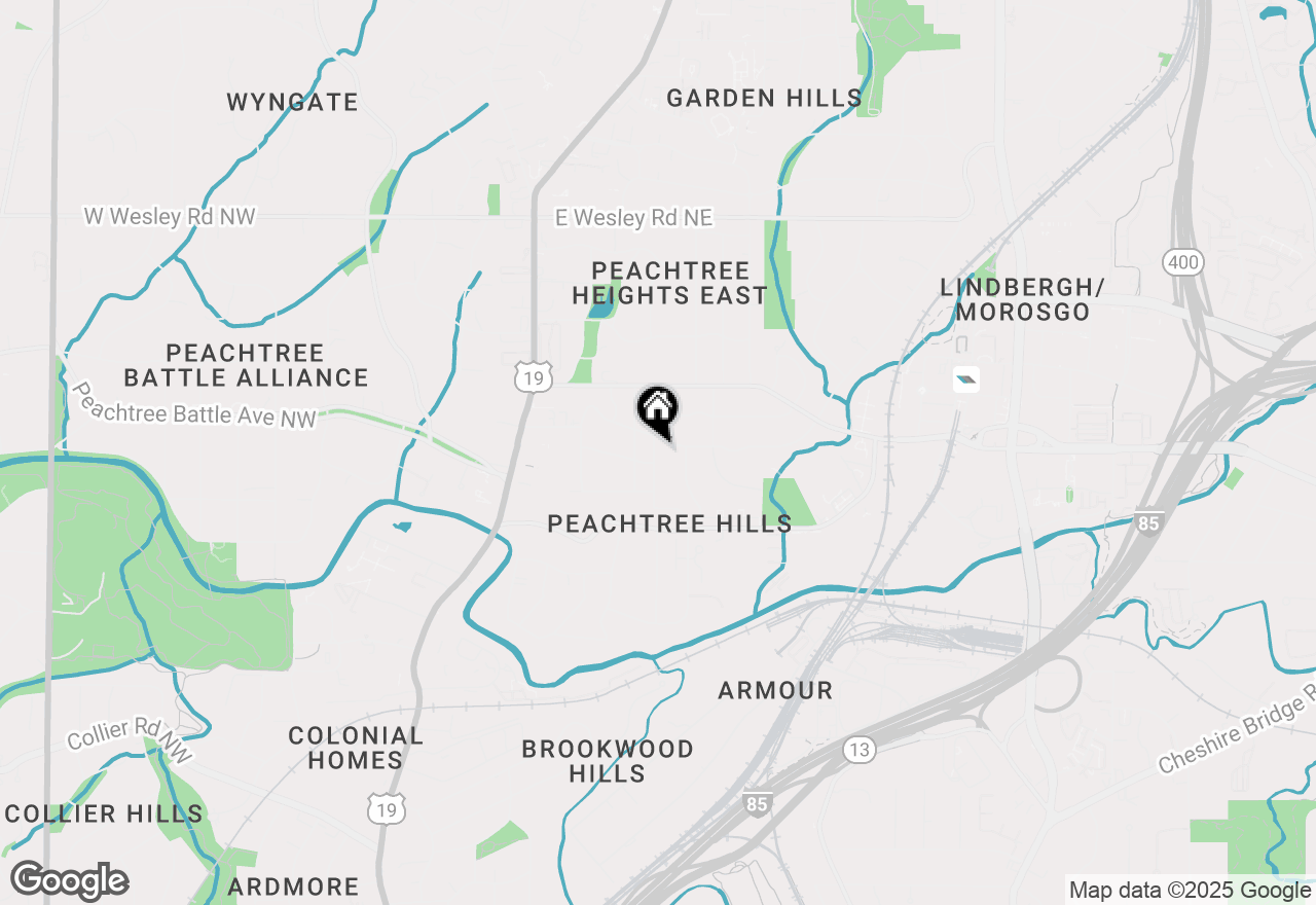 Map of 2323 Shenandoah Avenue Ne, Atlanta, GA 30305