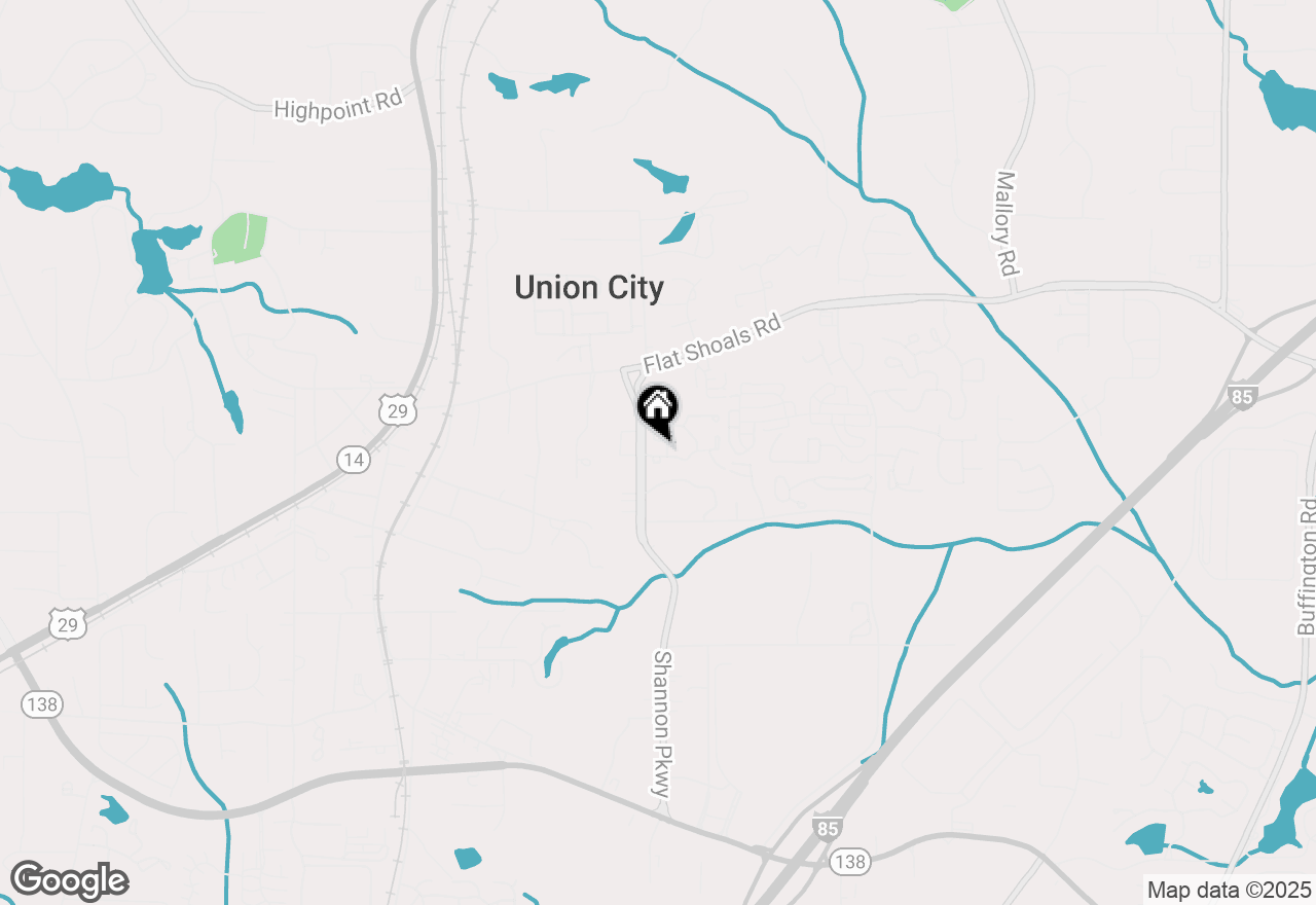 Map of 6354 Shannon Parkway #30D, Union City, GA 30291