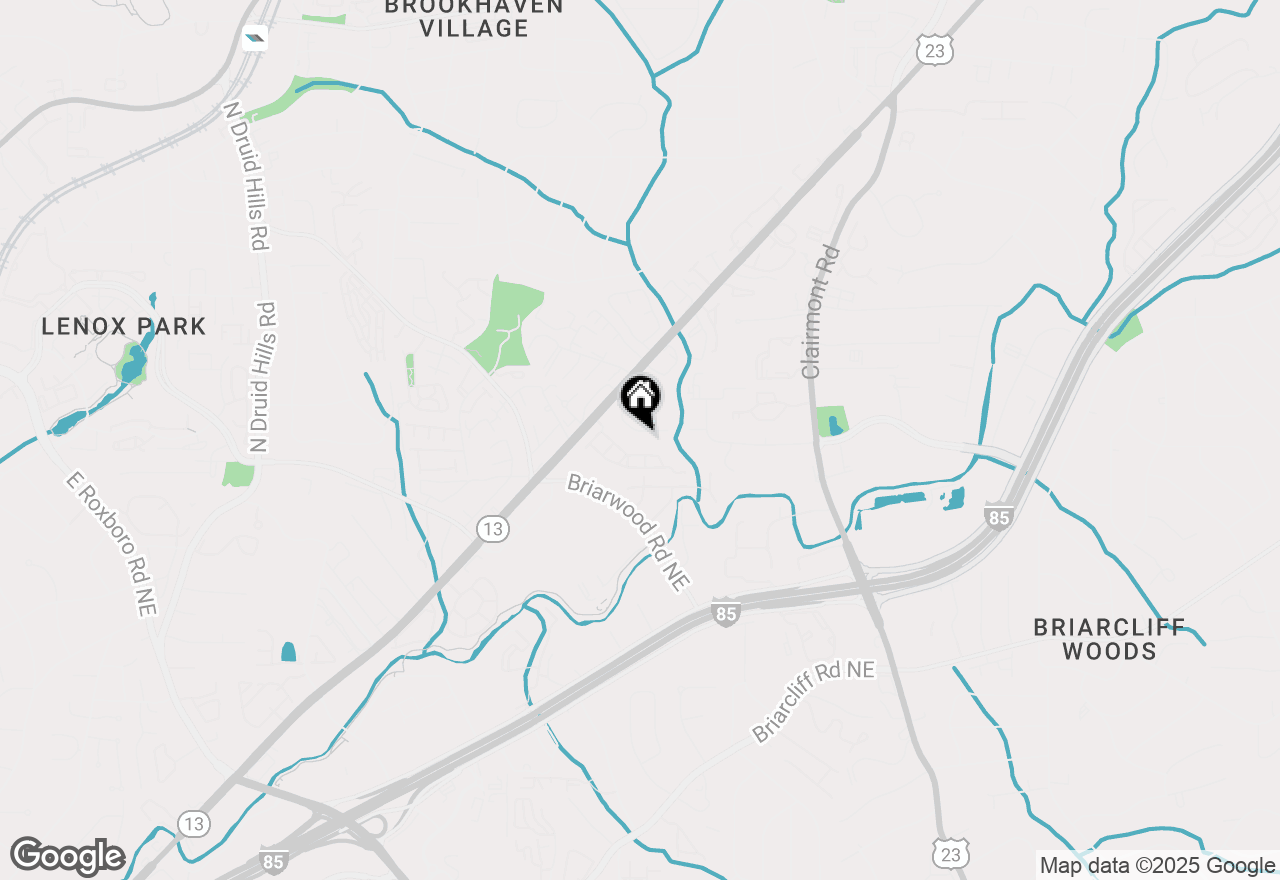 Map of 1619 Folkstone Road Ne, Brookhaven, GA 30329