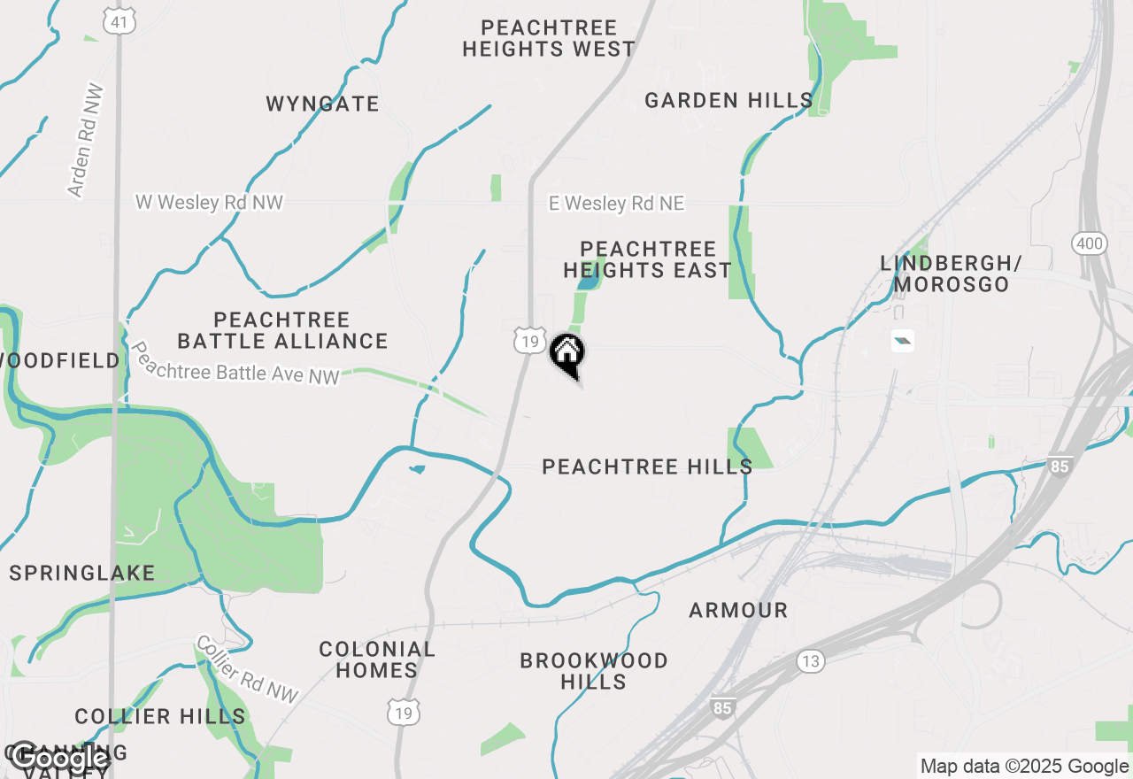 Map of 2424 Glenwood Drive Ne, Atlanta, GA 30305